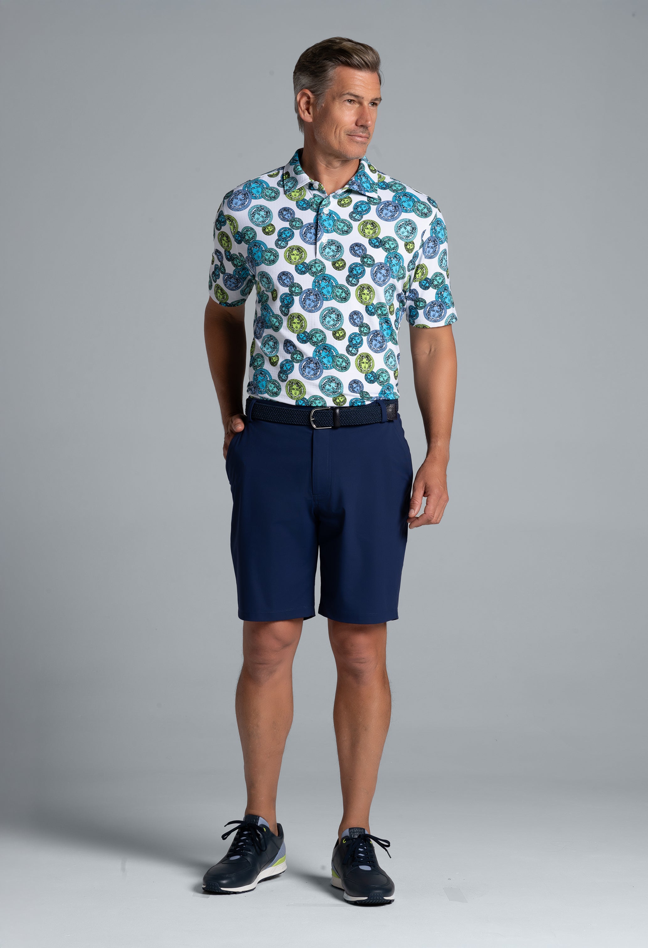 Medusa Print Short Sleeve Polo β 94171 (Modern Fit)