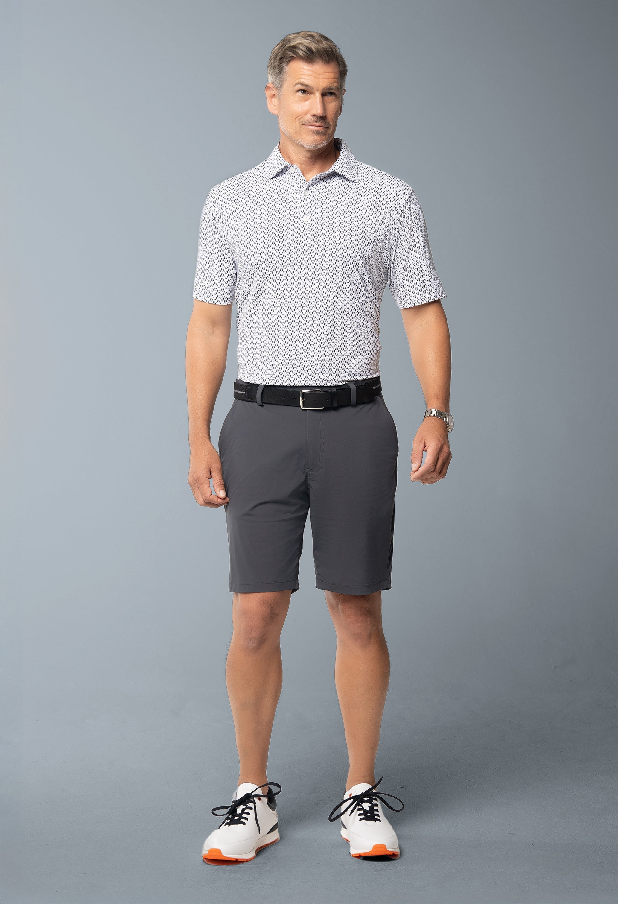 Tuxedo Print Short Sleeve Polo β 94172 (Modern Fit)