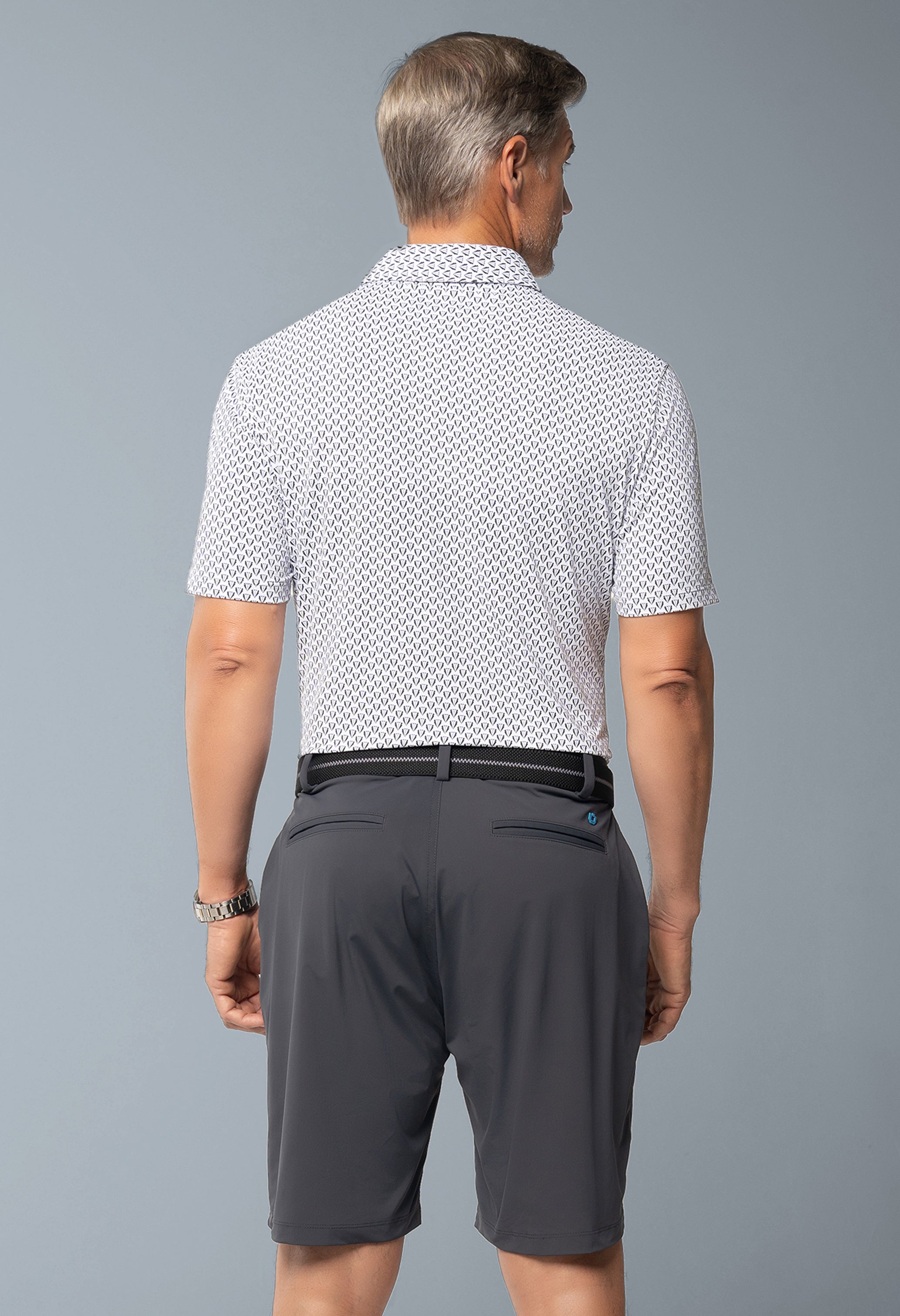 Tuxedo Print Short Sleeve Polo β 94172 (Modern Fit)