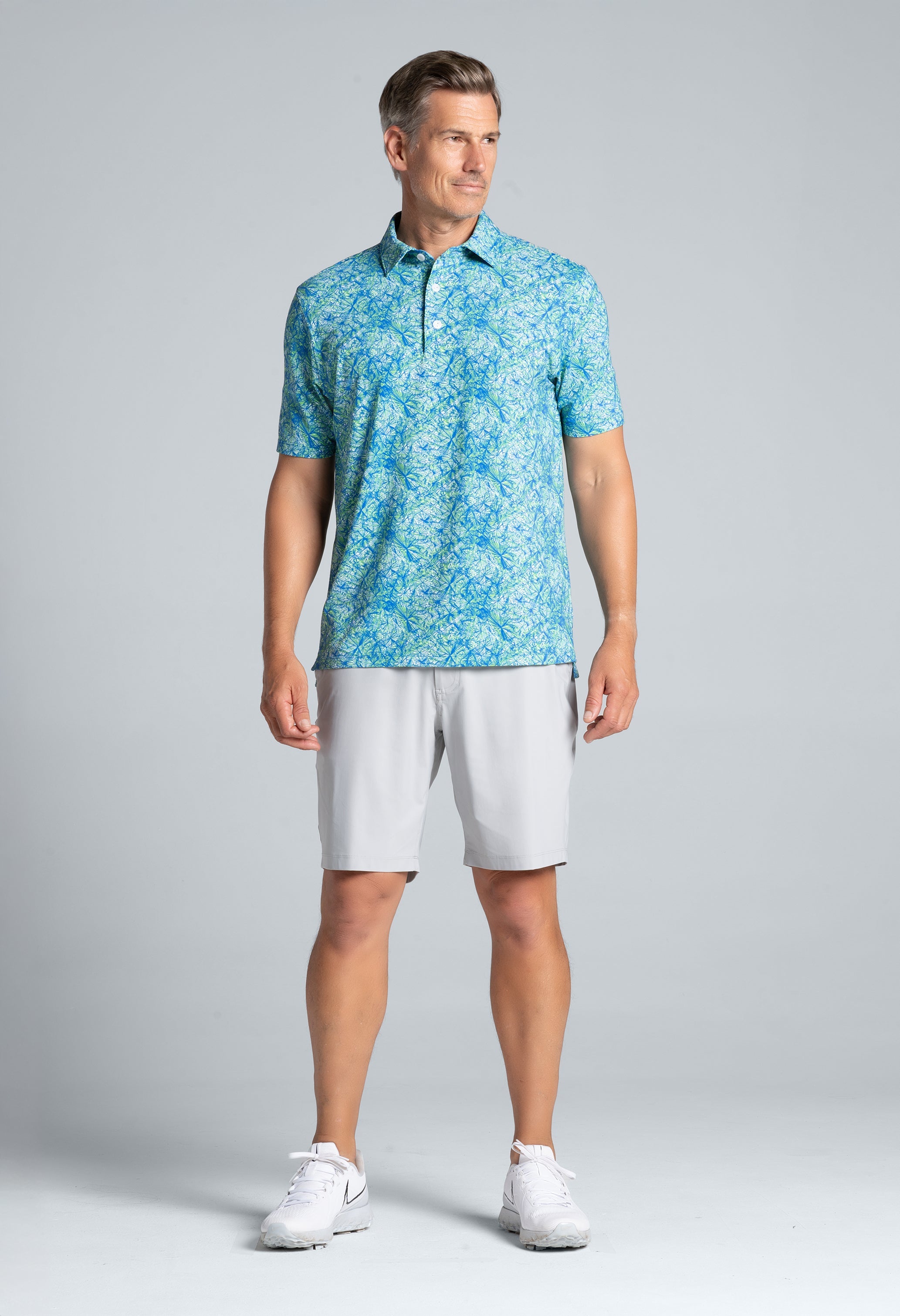 Fireworks Print Short Sleeve Polo β 94175 (Modern Fit)
