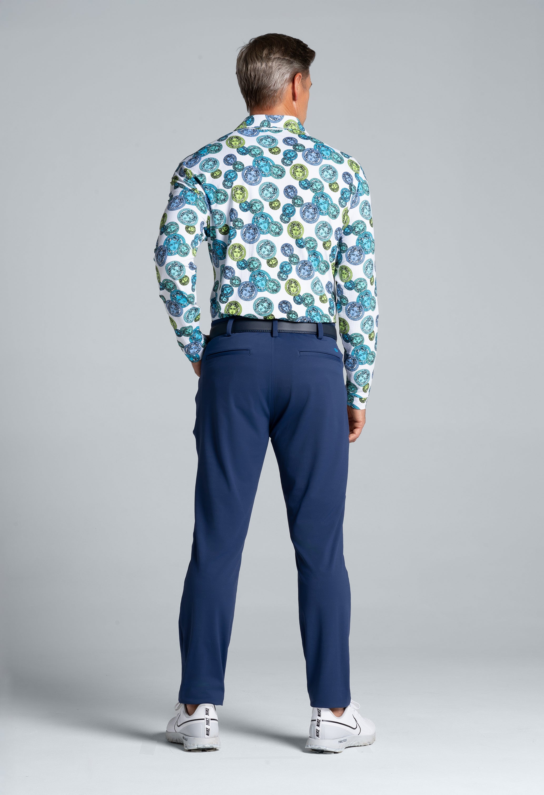 Medusa Print Long Sleeve Polo β 95171 (Modern Fit)