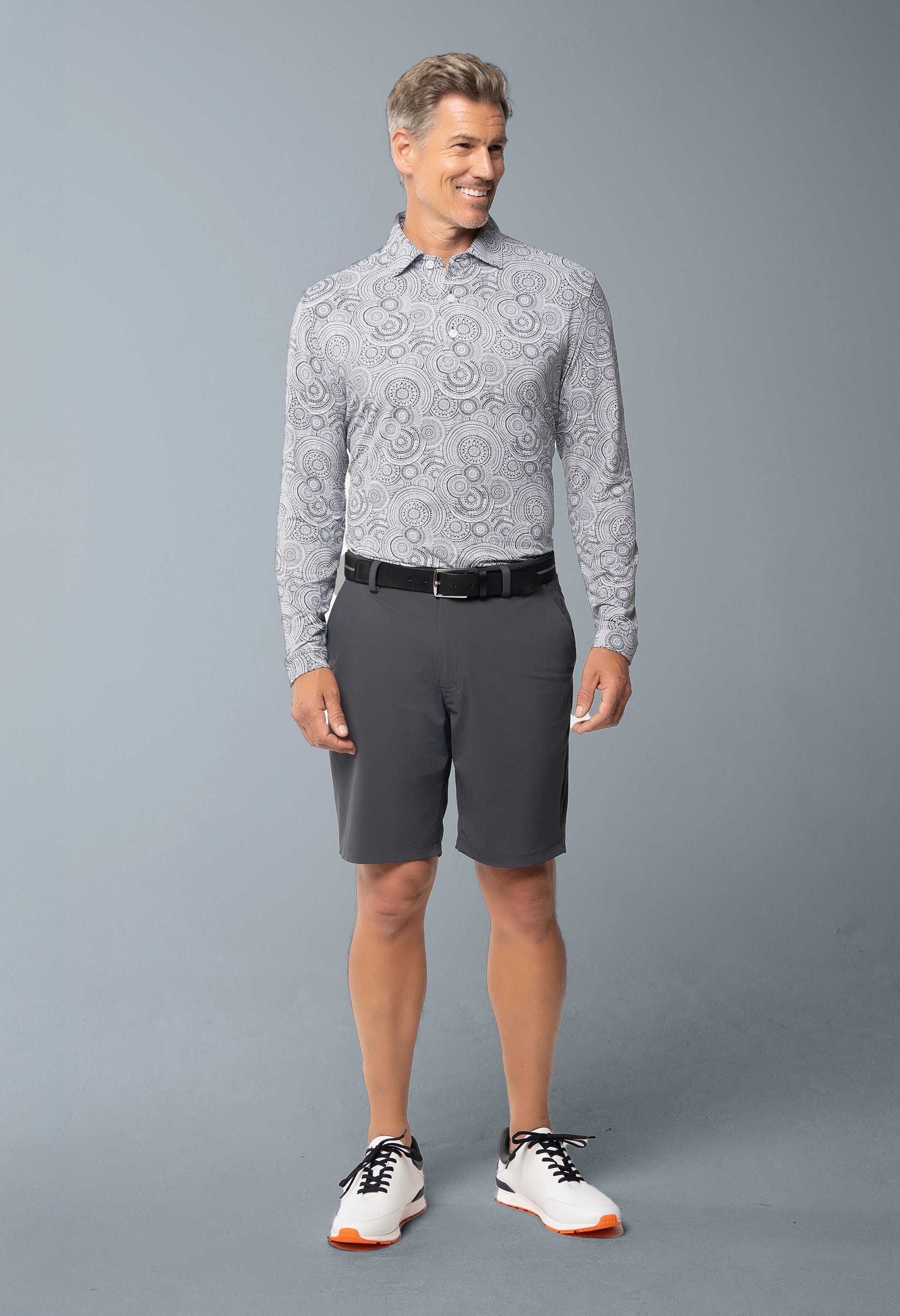 Pricilla Print Long Sleeve Polo β 95173 (Modern Fit)