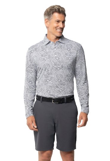 Pricilla Print Long Sleeve Polo β 95173 (Modern Fit)