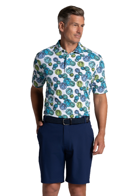 Medusa Print Short Sleeve Polo β 94171 (Modern Fit)