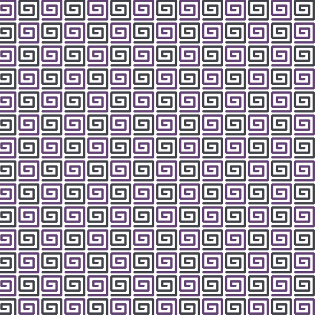 Square Spiral Print Short Sleeve Polo – 94169 (Modern Fit)